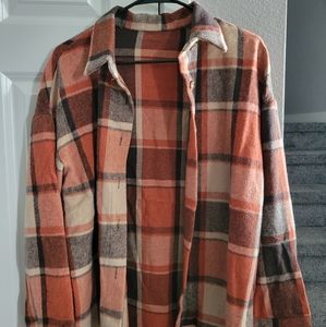 Very soft plaid button up shirt from Shein.